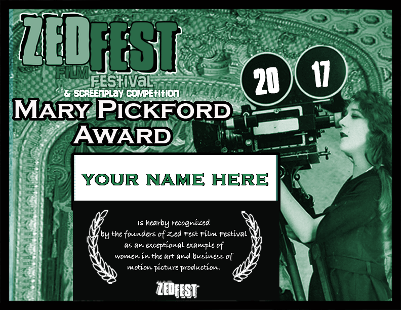 Zed Fest Mary Pickford Award
